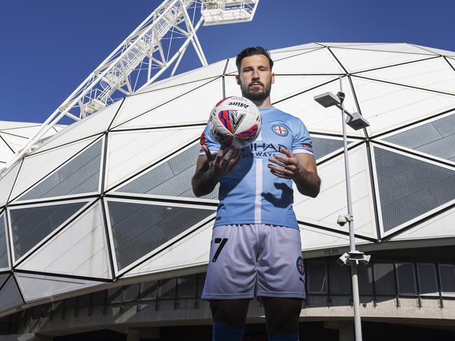 Melbourne City star Mathew Leckie is ready for the new A-League season. Picture: Daniel Pockett/Getty Images