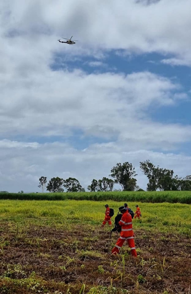 The searchers combed a 5km radius on ground and by air but did not find Helen.