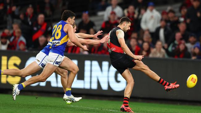 Langford booted five – and his final one was the most important. Picture: Graham Denholm/AFL Photos