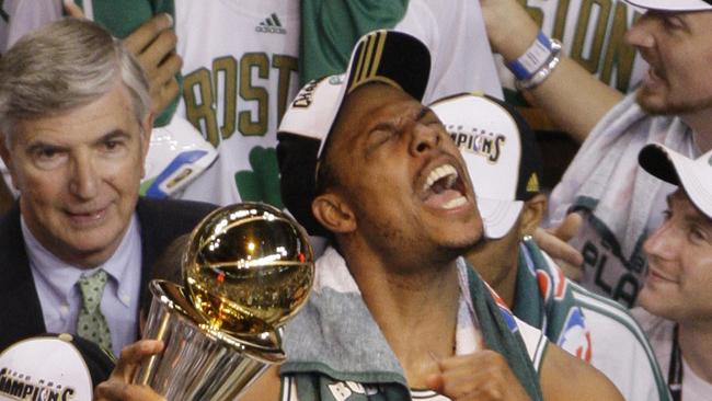 Boston Celtics forward Paul Pierce was the 2008 Final MVP. Photo: AP Photo/Charles Krupa