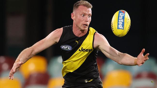 Richmond defender Dylan Grimes in action. Picture: Michael Klein