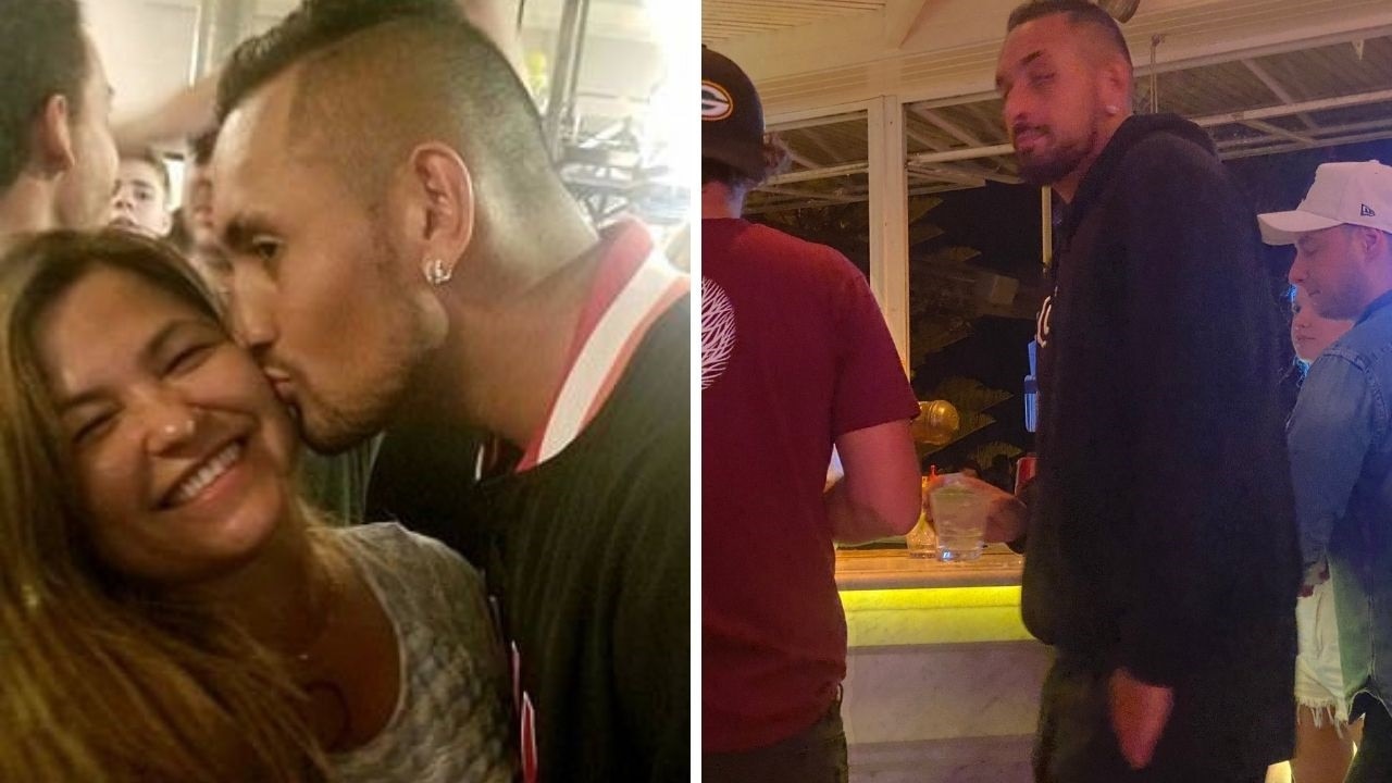 Nick Kyrgios was out the pub before facing Rafael Nadal in 2019.