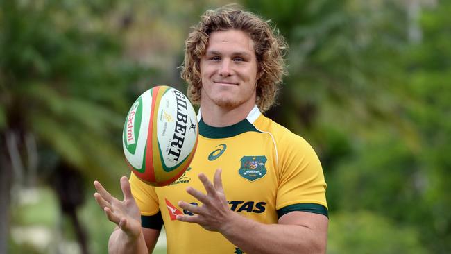 Michael Hooper first captained the Wallabies in 2014. Picture: AAP Image