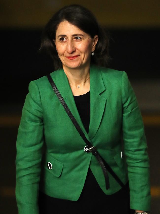 Former Premier Gladys Berejiklian arriving at the ICAC Inquiry 2021. Picture: Tim Hunter