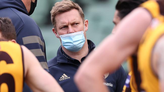 New Hawthorn coach Sam Mitchell’s support team is coming together. Picture: Michael Klein