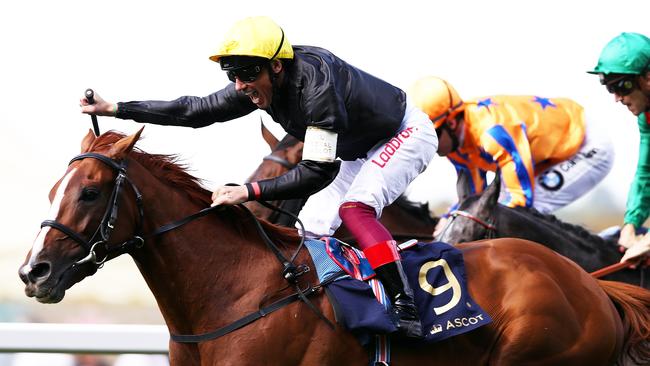 Frankie Dettori enjoyed a successful season in Europe with champion stayer Stradivarius. Picture: Getty Images