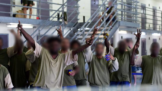 Inmates at the Townsville Correctional Centre. Picture: Evan Morgan