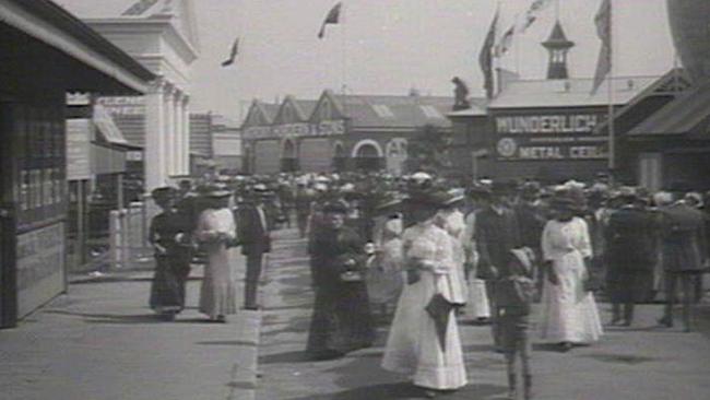 Glimpse into history: walking through the showground at Moore Park. Picture: supplied