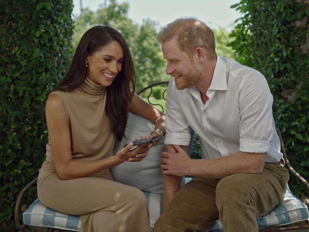 Prince Harry and Meghan Markle released a new video this week for the Responsible Technology Youth Power Fund Announcement. Picture: Responsible Technology Youth Power Fund/Vimeo