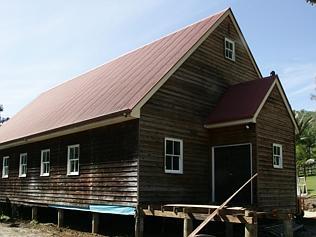  The historic Rivermill property in Mount Nathan is being given a makeover by its new owners. The property's old church. 