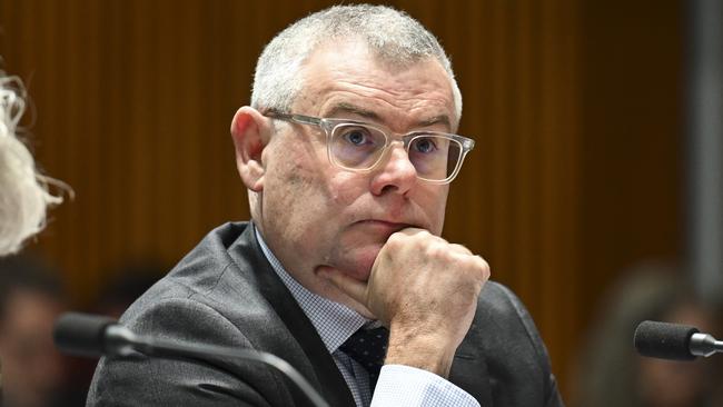 Senator Murray Watt confirmed Labor would not introduce its gambling ad reforms in the final sitting week of 2024. Picture: NewsWire/ Martin Ollman