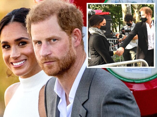 Harry and Meghan composite pic Picture: Splash/Media Mode; Getty Images