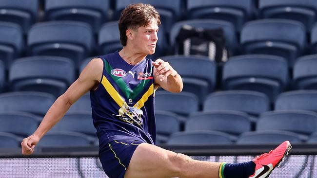 Neil Erasmus made the move into the midfield at Subiaco this year. Picture: Michael Klein