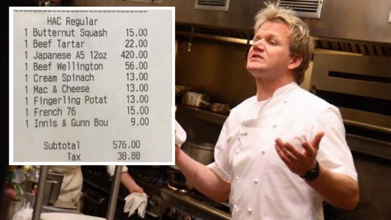 Gordon Ramsay Hell's Kitchen Restaurant Menu With Prices