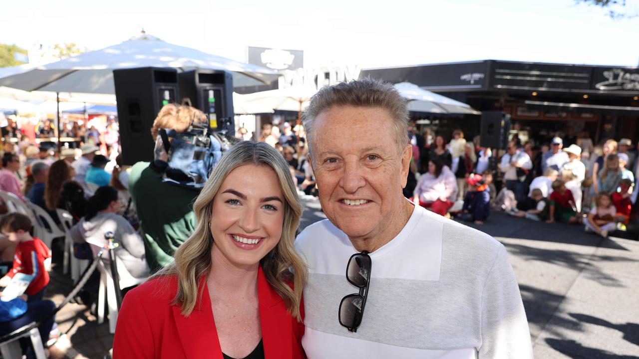 Yasmin Bonnell and Andrew Bell at the Ray White Surfers Paradise Next Top Dogel competition on Tedder Avenue Main Beach. Picture, Portia Large.