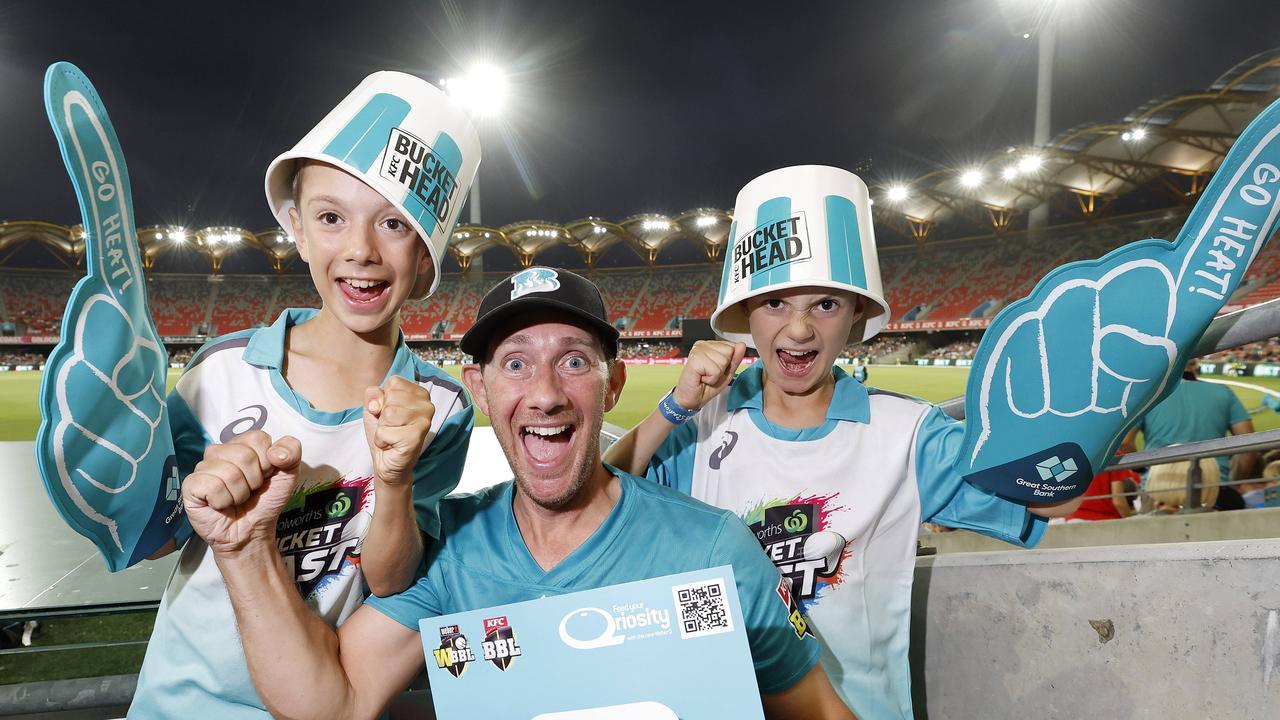 Brisbane Heat v Adelaide Strikers at Heritage Bank Stadium Social photos