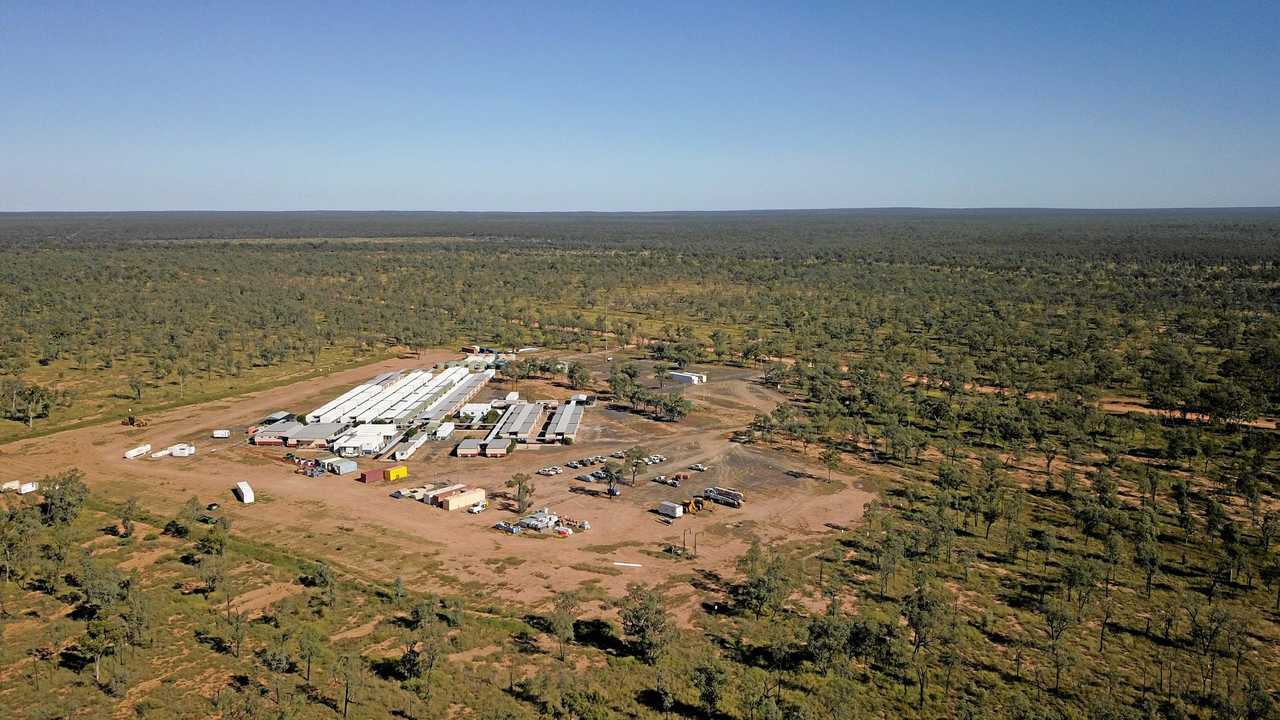 Land clearing and surveying is underway at Adani's Carmichael Mine site after last week's green light came through for the mega mine. Picture: Contributed