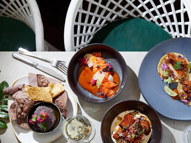 Enjoy a complimentary serve of Totopos at The Butler.