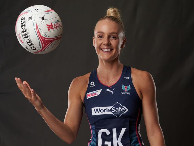 Vixens defender Rudi Ellis has been named in the Diamonds’ squad to face England. Picture: Netball Australia