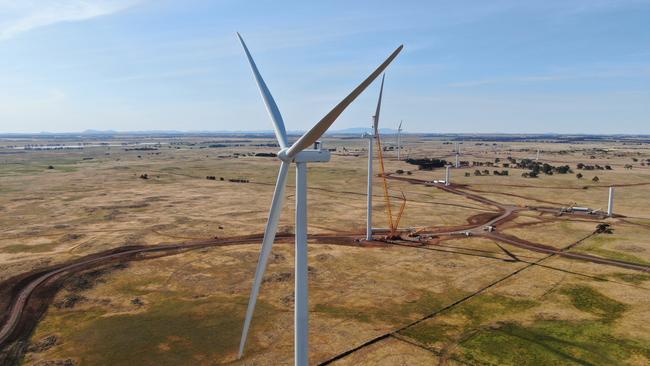 A Tilt Renewables wind farm under construction.