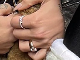 She had a ring on her engagement finger in a Christmas holiday album posted this week. Picture: Instagram