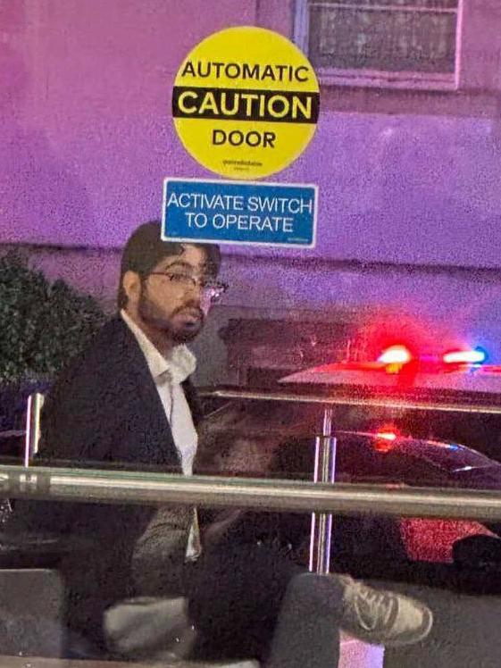 Jewish Museum shooting suspect Elias Rodriguez, 30, from Chicago, prior to his arrest at the scene of the horrific crime. Picture: X