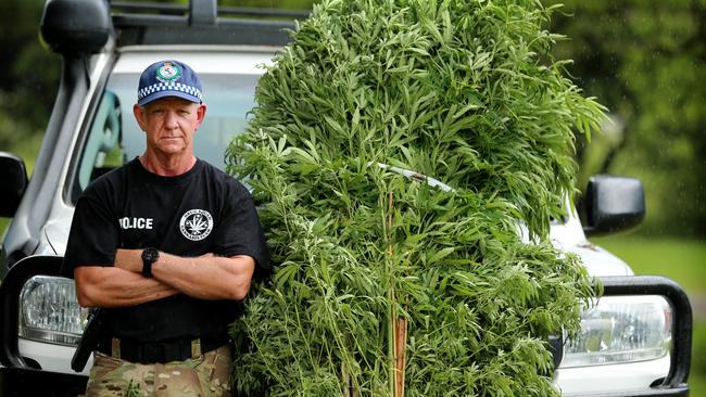 New NSW Drug and Firearm Squad Commander Peter McErlain during a police operation in Tweed Heads. Picture: Nathan Edwards