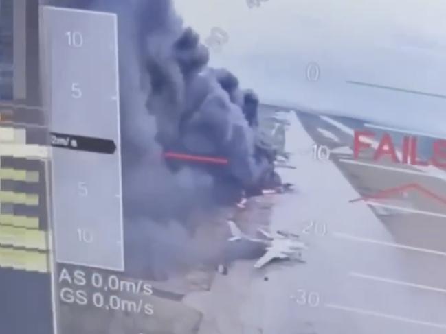 Ukraine launches surprise attack on Russian air bases