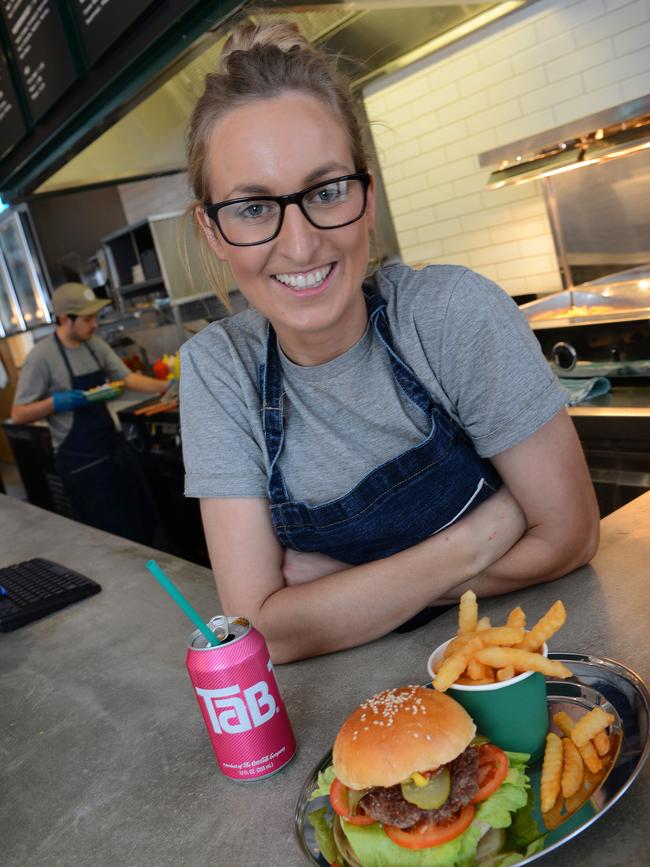 Victoria Martin, pictured at Norwood Nordburger, labelled the lawsuit “ambiguous and embarrassing”, as well as fundamentally deficient.