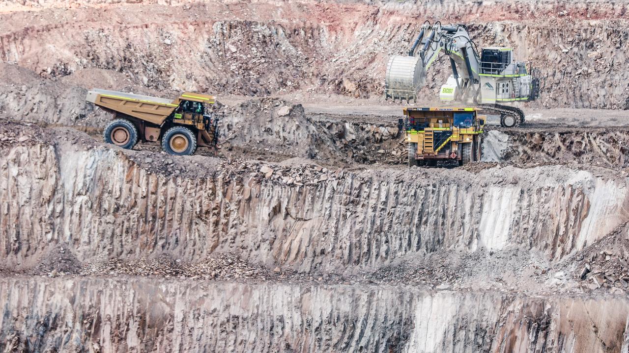 The Open Cut at the official opening of the Finniss Lithium mine Picture: Glenn Campbell