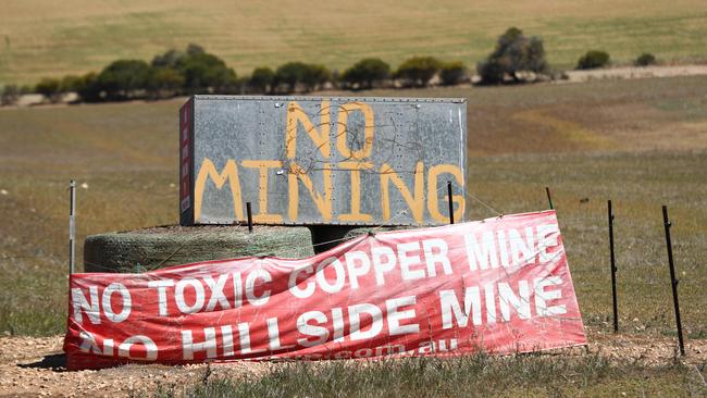 Some farmers have been vocal in their opposition to the proposed mine.