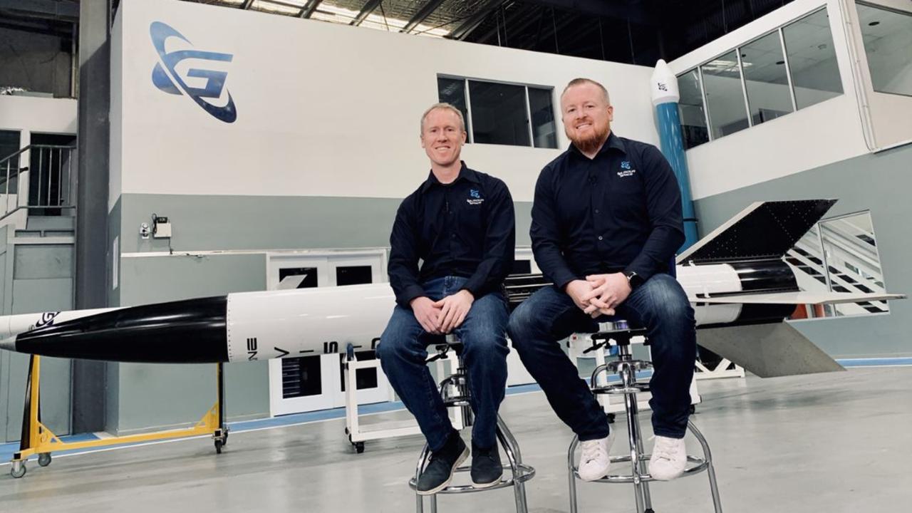 Adam and James Gilmour are leading figures in Australia’s space industry. Picture: Supplied