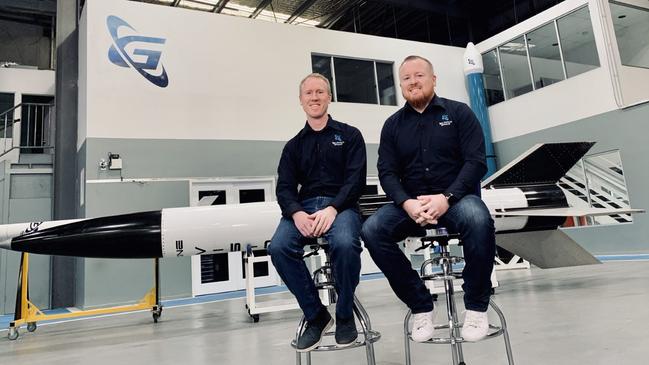 Adam and James Gilmour are leading figures in Australia’s space industry. Picture: Supplied