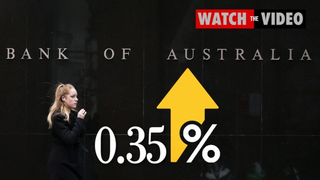 RBA hikes interest rate for the first time in 11 years to 0.35%