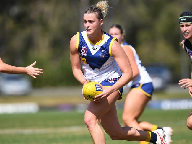 Bond University QAFLW reserves 2024 player Andria Heard. Picture: Highflyer Images.