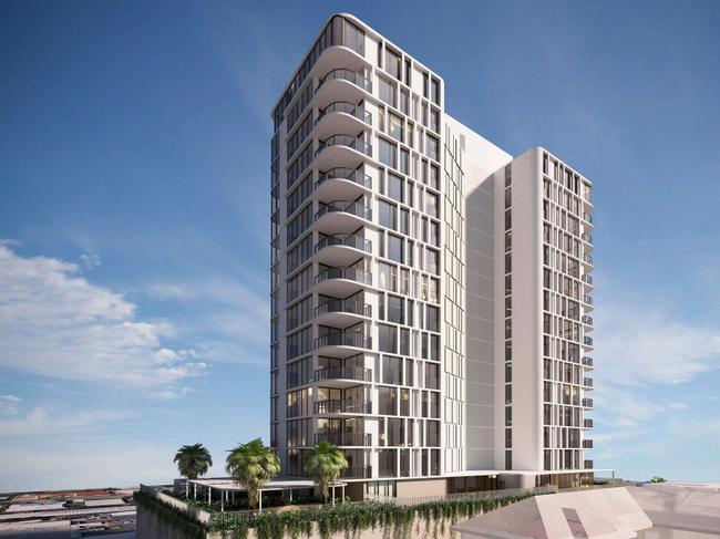 Artist impression of 2 Mawarra Street, Chevron Island.