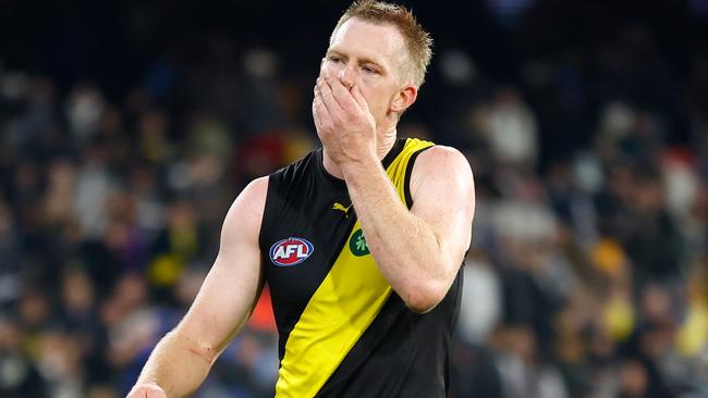 Jack Riewoldt and his fellow forwards aren’t finishing or executing as well as they would like.