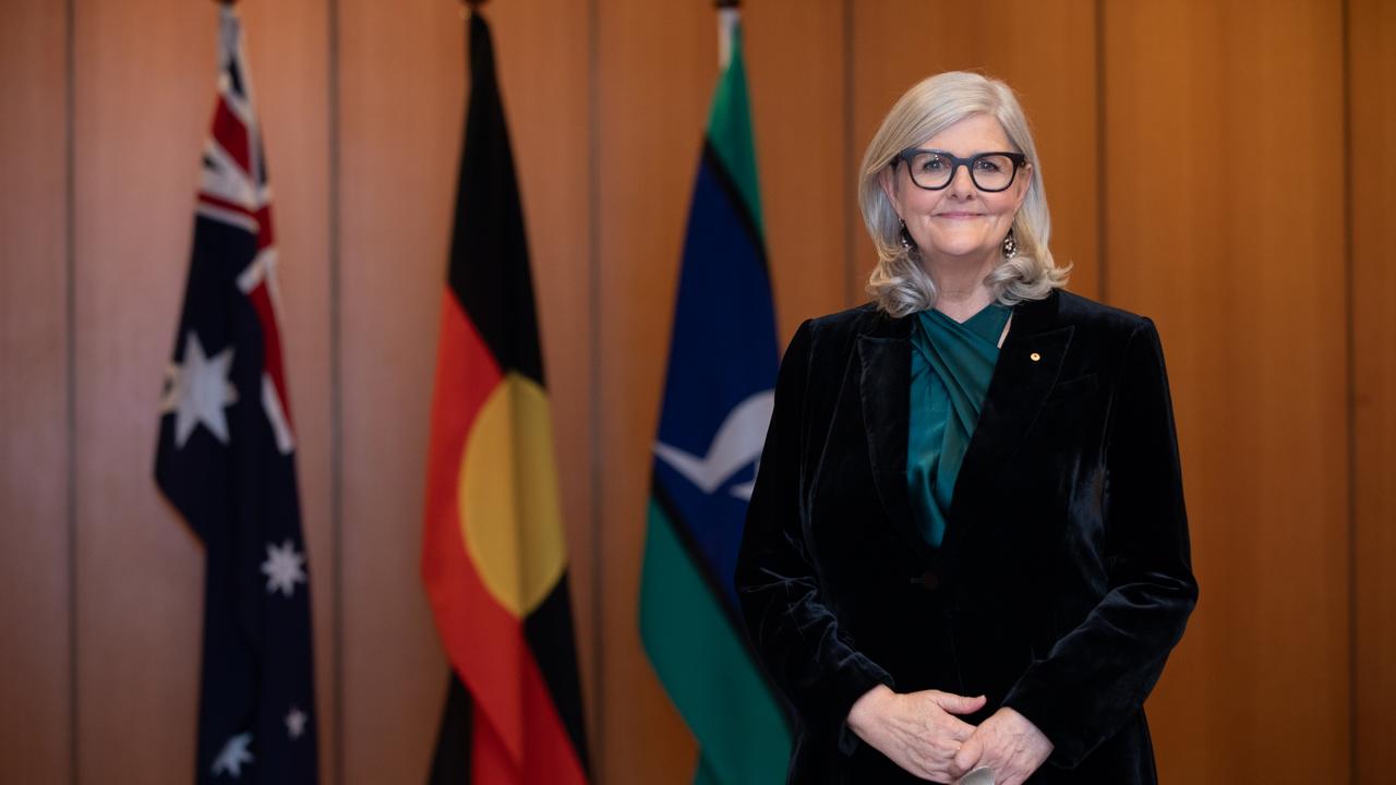 Samantha Mostyn has been announced as the next Governor General of Australia - here with partner Simeon Beckett. Picture: PMO