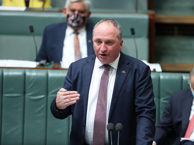 Barnaby Joyce in Parliament House in Canberra last week. Picture: NCA NewsWire / Gary Ramage