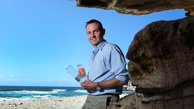 Coogee MP Bruce Notley-Smith down on Bronte beach.