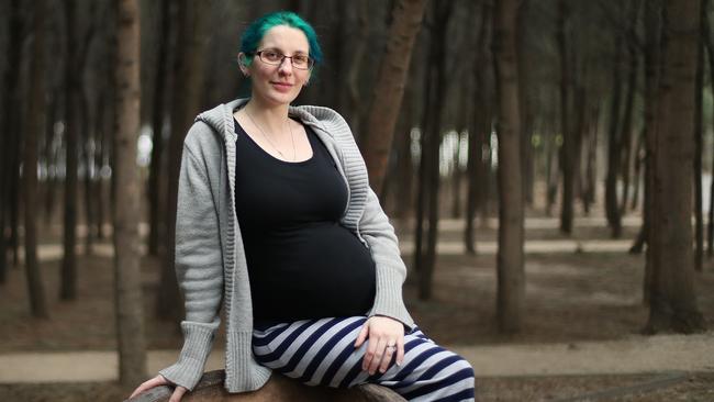 For 24 years Jenna Humphries has lived through the pain of 20-23 migraines a month. Picture: Alex Coppel