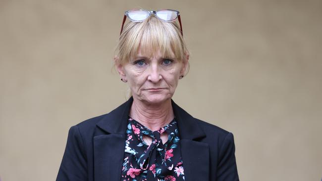 Registered nurse Jacqueline Campbell outside the Coroners Court. Picture: NCA NewsWire / David Mariuz