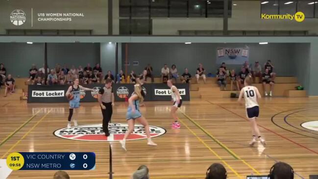 Replay: Victoria Country v NSW Metro (U18 Women) - Basketball Australia Under-18 National Championships and Junior Wheelchair Championships Day 2