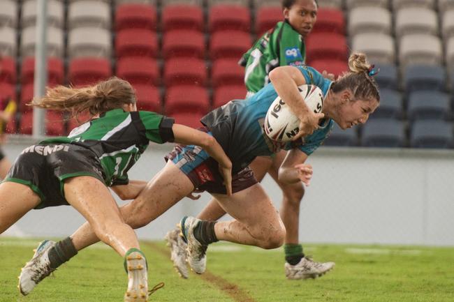 Mackay Cutters vs Townsville Blackhawks Harvey Norman U17's Saturday 22 February 2025 Picture:Michaela Harlow