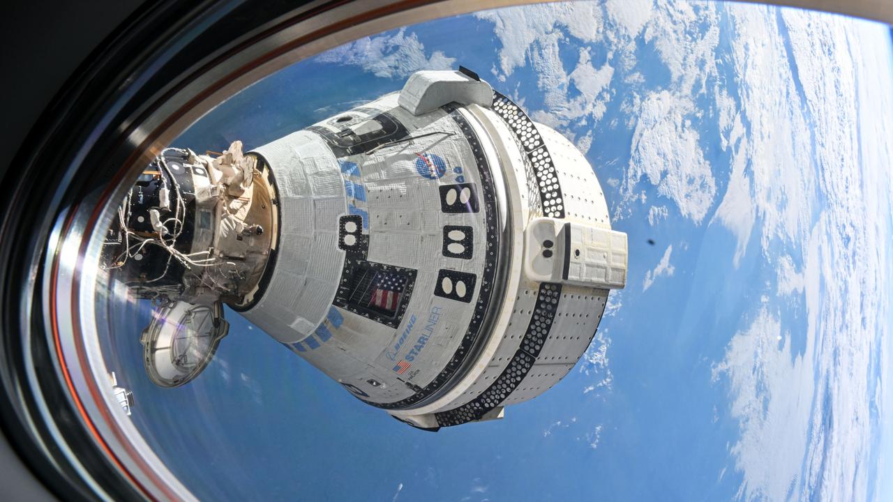 Boeing's Starliner spacecraft which launched NASA's Crew Flight Test astronauts Butch Wilmore and Suni Williams to the International Space Station docked to the Harmony module's forward port. Picture: NASA