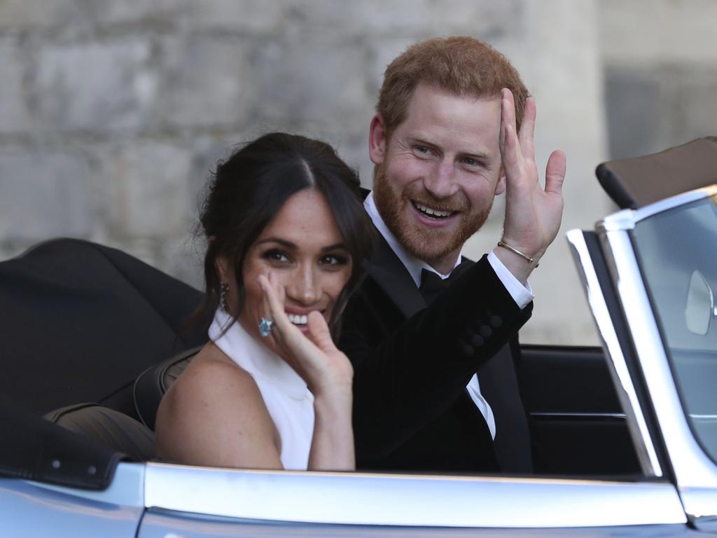 The couple have waved goodbye to royal life. Picture: AP