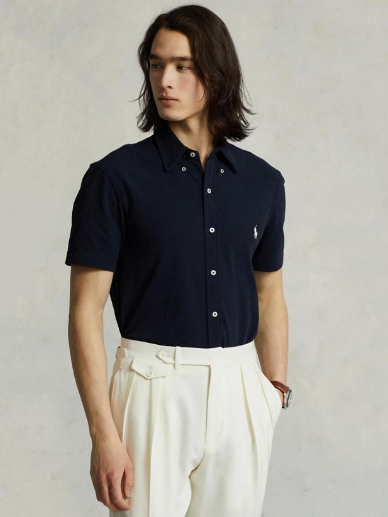 Polo Ralph Lauren Featherweight Mesh Shirt. Picture: THE ICONIC.