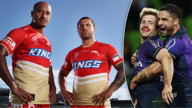 Felise Kaufusi, Kenny Bronwich, Cameron Munster and Jesse Bromwich.