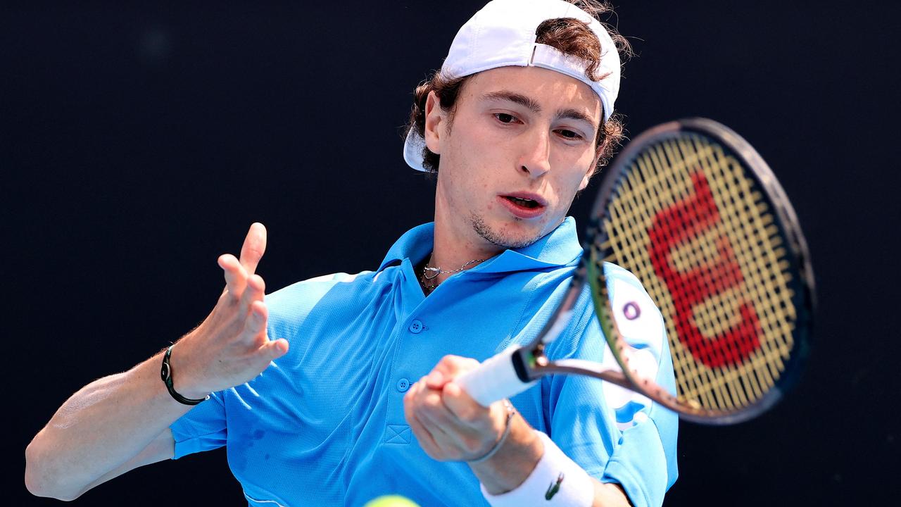 Ugo Humbert tested positive to Covid. Picture: AFP Images