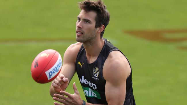 Alex Rance is on the comeback fmissed Richmond’s premiership after suffering an ACL injury.